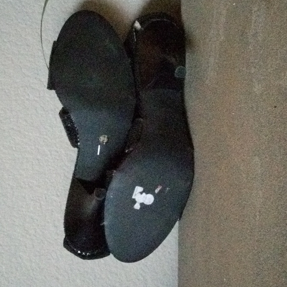 New! MICHAEL KORS " Viola Mid " Black Snake Embossed Leather Heel Sandals. 8.5M - Picture 8 of 10